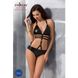 Сексуальне боді-монокіні Passion LAMIS BODY XXL/XXXL black, стрепи, блискуча ламе PS24803 фото 3