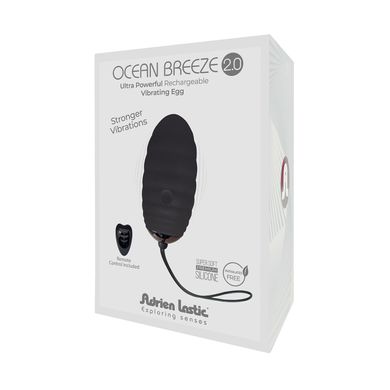 Виброяйце Adrien Lastic Ocean Breeze 2.0 Black SO7030 фото