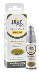 Пролонгувальний гель pjur MED Prolong Serum 20 мл, створює невидиму плівку, що знижує чутливість PJ12740 фото