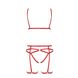 Комплект білизни MAGALI SET OpenBra red XXL/XXXL - Passion Exclusive: стрепи: ліф, трусики і пояс PS23803 фото 5