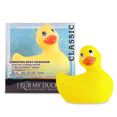 Вібромасажер качечка I Rub My Duckie - Classic Yellow v2.0, скромняжка SO1594 фото