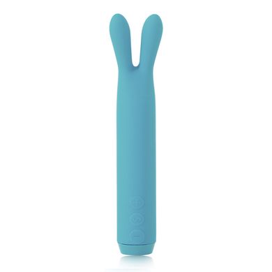 Вібратор з вушками Je Joue - Rabbit Bullet Vibrator Teal, глибока вібрація SO3032 фото