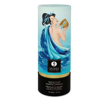 Пінлива сіль для ванни Shunga Dead Sea salt Oriental Crystals — Ocean Temptations (500 г), сіль Мерт SO6894 фото