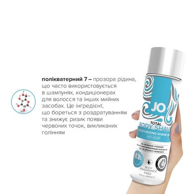 Гель для гоління System JO TOTAL BODY — Anti-bump Intimate Shaving Gel (240 мл) зволожувальний SO1779 фото