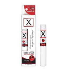 Стимулювальний бальзам для губ унісекс Sensuva - X on the Cherry Lips з феромонами, вишня SO4463 фото