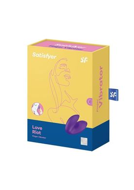 Вібратор на палець Satisfyer Love Riot Purple, 12 варіантів використання SO7789 фото