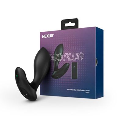 Анальна пробка Nexus DUO Remote Control Beginner Butt Plug Small - Black SO8696 фото
