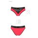 Трусики з широкою гумкою і мереживом Passion PS001 PANTIES red/black, size L SO4167 фото 5