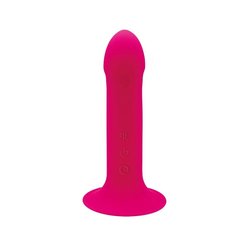 Двошаровий ділдо з вібрацією Adrien Lastic Hitsens 2 Pink, відмінно для страпона, макс діаметр 4 см, SO5052 фото