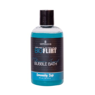 Піна для ванни Sensuva — Big Flirt Pheromone Bubble Bath — Sensually Soft (237 мл) SO7850 фото